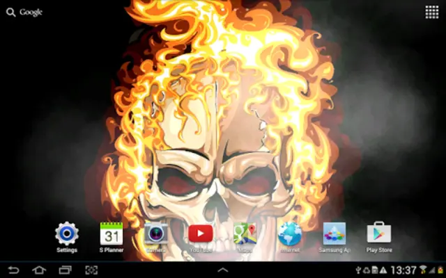 Skulls Live Wallpaper android App screenshot 1