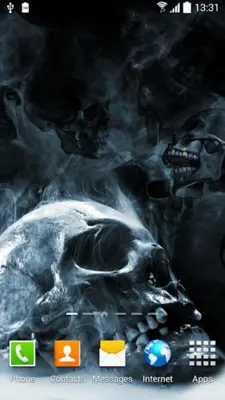 Skulls Live Wallpaper android App screenshot 5